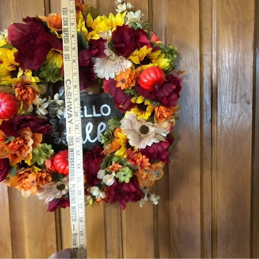 Handmade Fall Wreath - Picture 5 of 6